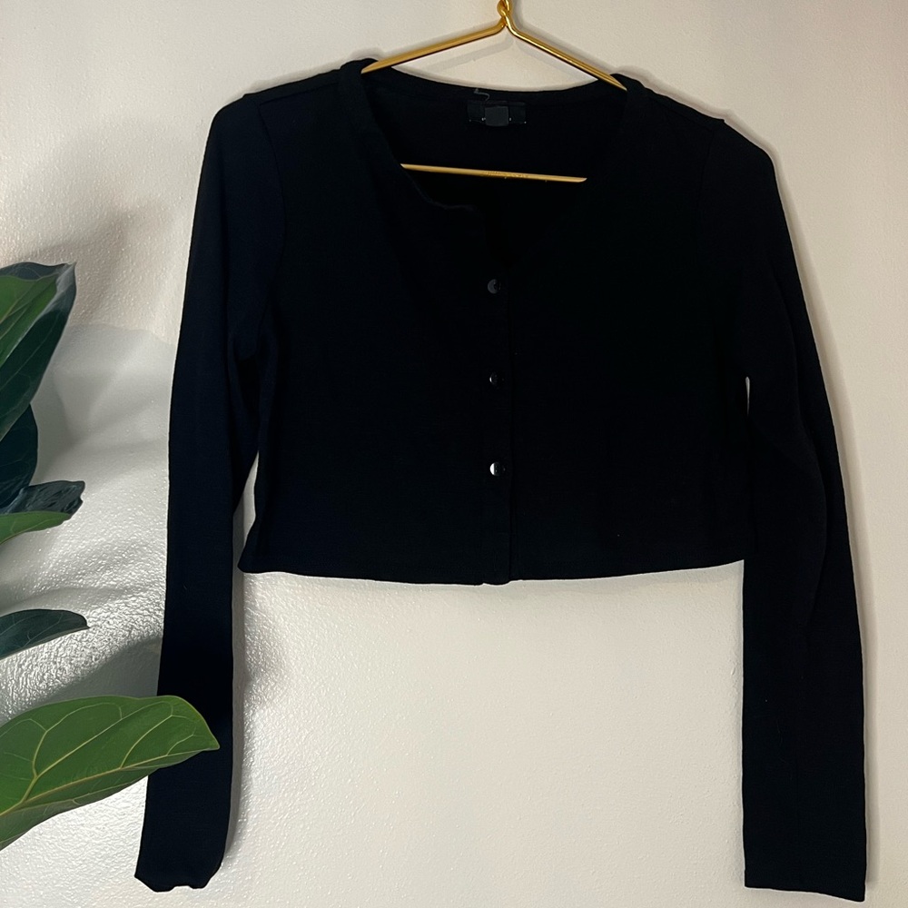 Cropped cardigan